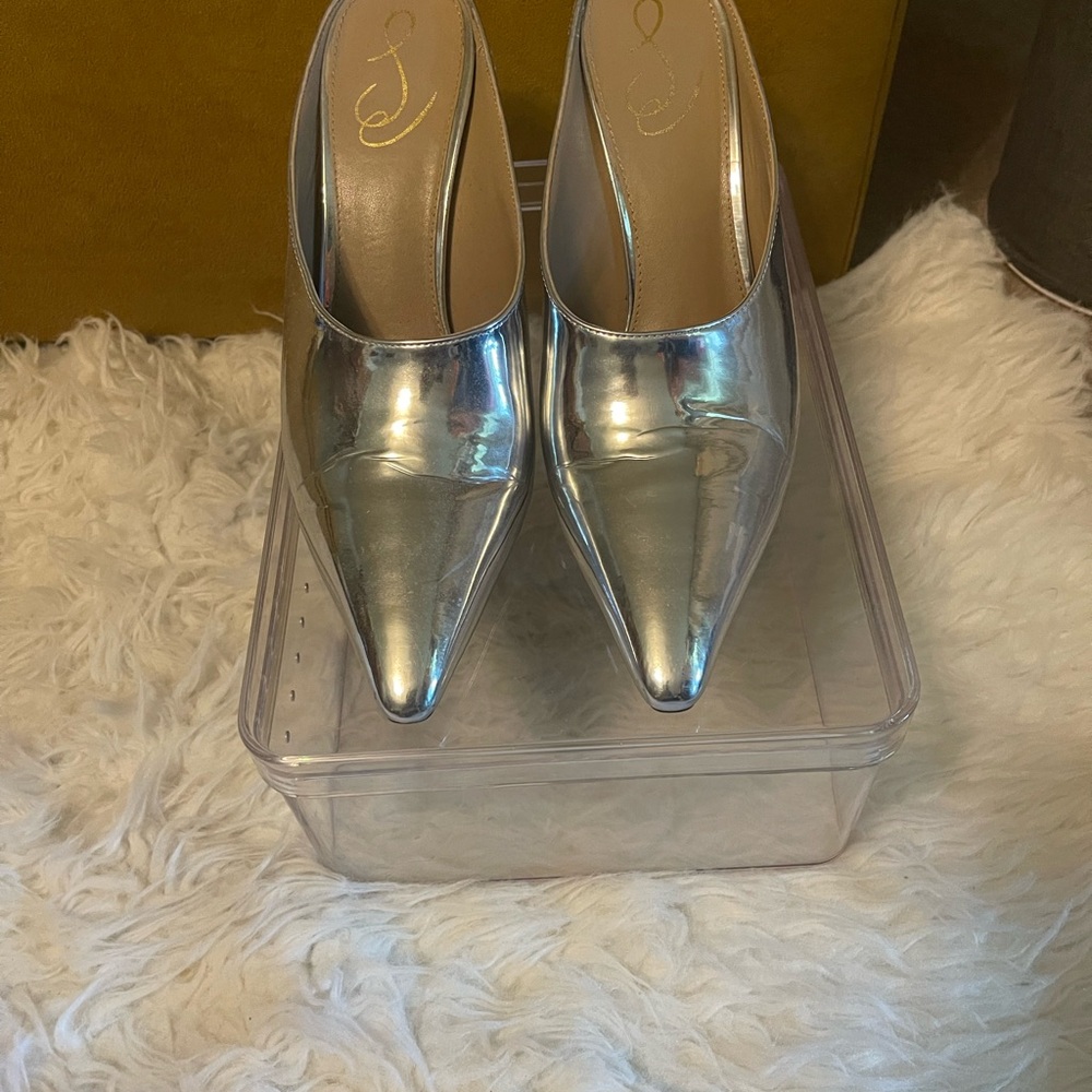 Silver Women's Mules by Sam Edleman